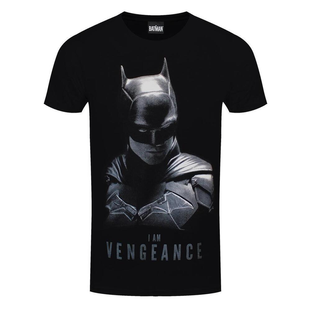The Batman I Am Vengeance Mens Black Tshirt